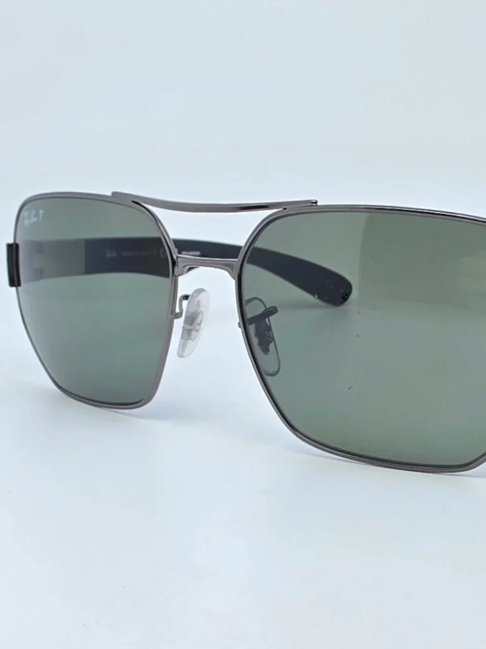 Ray-Ban RB3672 004/9A Gunmetal Frame Polarized G-15 Lens Aviator Sunglasses 60mm